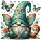 Diamond Painting Kits for Adults Gnomes, Round Full Drill Diamond Art Kits, 5D DIY Paint with Diamonds Crafts for Home Wall Decoration Gifts 12×12Inch